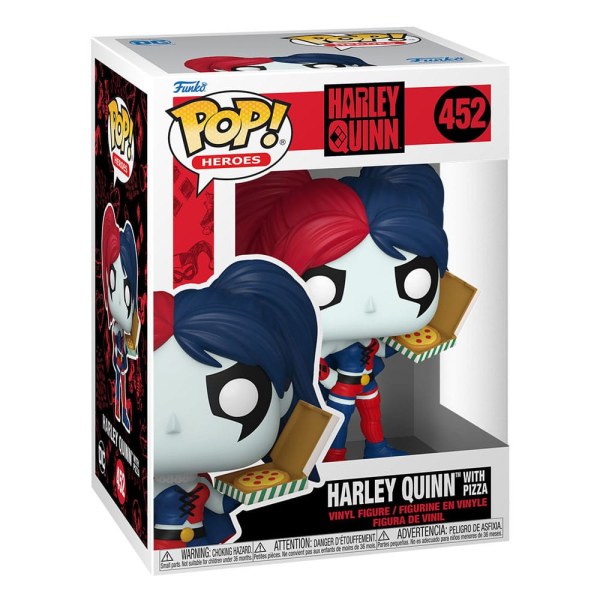Figura de vinilo POP! 452 Heroes de DC Comics: Harley Harley Quinn Takeover de 9 cm.