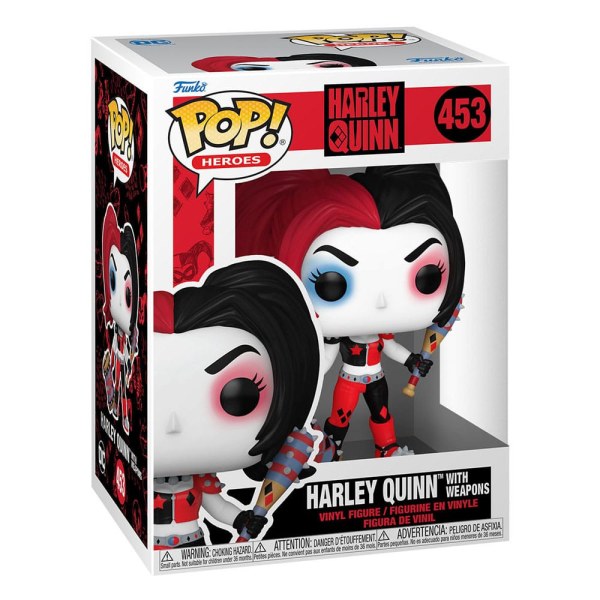Figura de vinilo POP! 453 Heroes de DC Comics: Harley Harley Quinn Takeover de 9 cm.