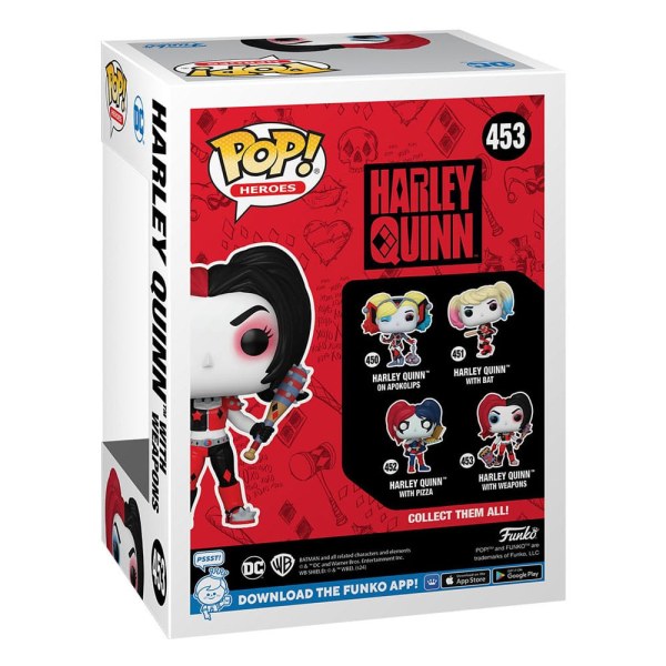 Figura de vinilo POP! 453 Heroes de DC Comics: Harley Harley Quinn Takeover de 9 cm.