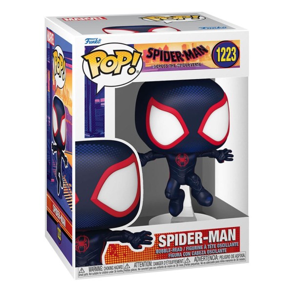 Hombre Araña: A través del Spider-Verse POP! 1223 Movies Figura de vinilo Hombre Araña 9 cm