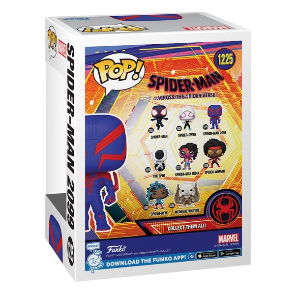 Hombre Araña: A través del Spider-Verse POP! 1225 Películas Figura de vinilo Hombre Araña 2099 9 cm