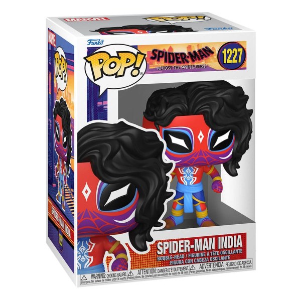 Hombre Araña: A través del Spider-Verse POP! 1227 Movies Figura de vinilo Hombre Araña India 9 cm