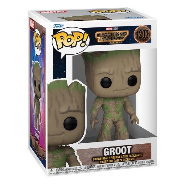 Guardianes de la Galaxia Vol. 3 POP! 1203 Figura de vinilo Groot 9 cm