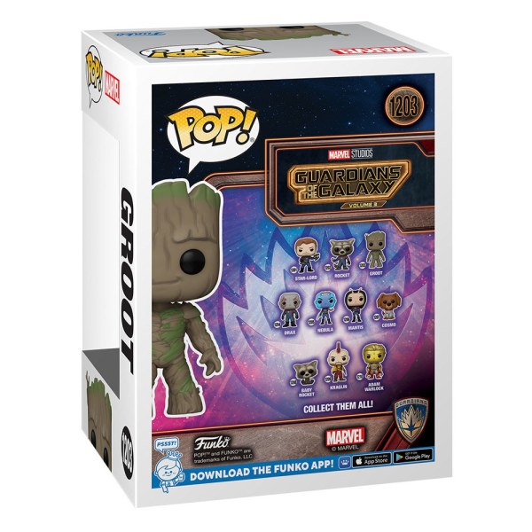 Guardianes de la Galaxia Vol. 3 POP! 1203 Figura de vinilo Groot 9 cm