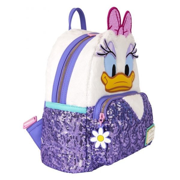 Mini mochila peluche Daisy - DISNEY LOUNGEFLY Daisy 85.º aniversario