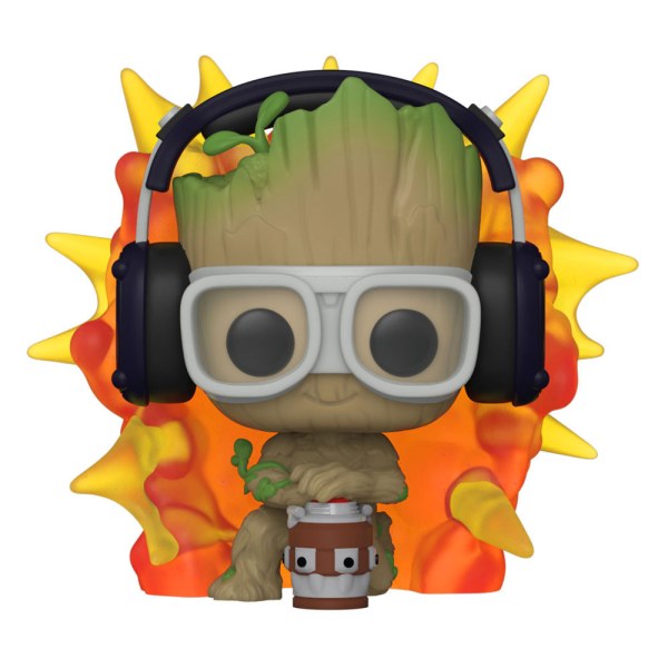 Mi nombre es Groot POP! 1195 Figura de vinilo Groot con detonador 9 cm