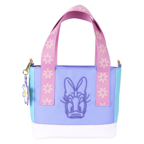 Mini Bolsa Tote de nailon - DISNEY LOUNGEFLY Daisy 85.º aniversario