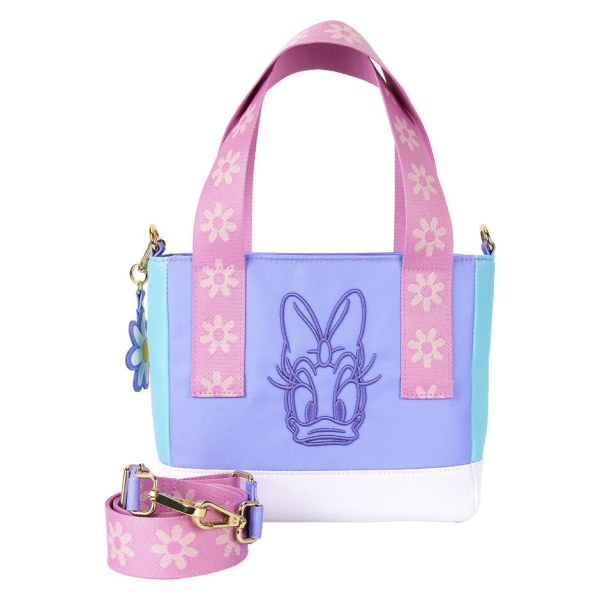 Mini Bolsa Tote de nailon - DISNEY LOUNGEFLY Daisy 85.º aniversario