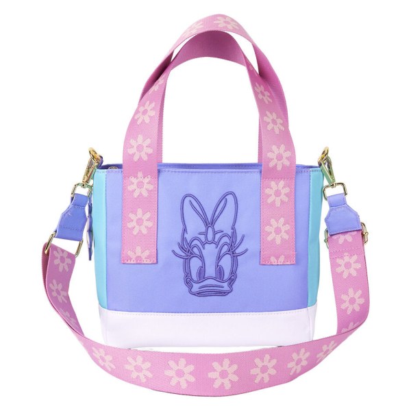 Mini Bolsa Tote de nailon - DISNEY LOUNGEFLY Daisy 85.º aniversario
