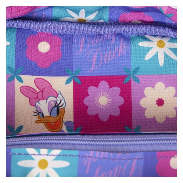 Mini Bolsa Tote de nailon - DISNEY LOUNGEFLY Daisy 85.º aniversario