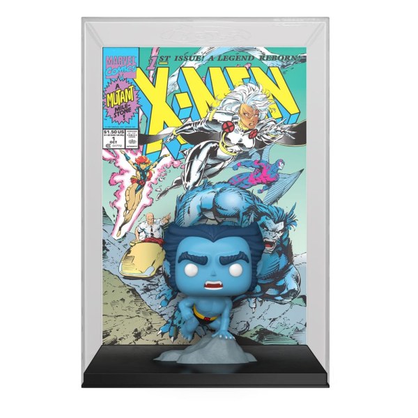 Figura de vinilo Marvel POP! Comic Cover X-Men # 1(Bestia) 9 cm