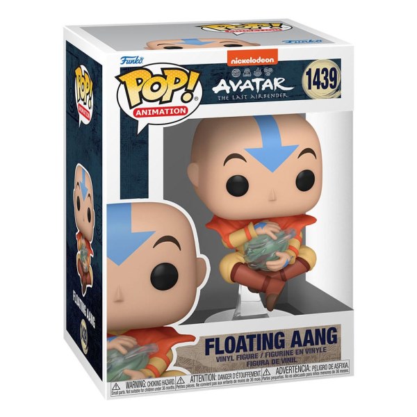 Avatar: La leyenda de Aang POP! 1439 Figura de vinilo de animación Aang flotando 9 cm