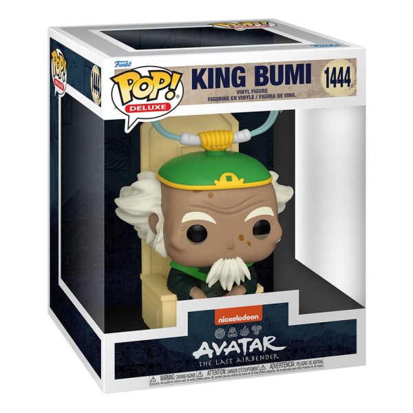 Avatar: La leyenda de Aang POP! 1444 Figura de vinilo de lujo Rey Bumi 9 cm