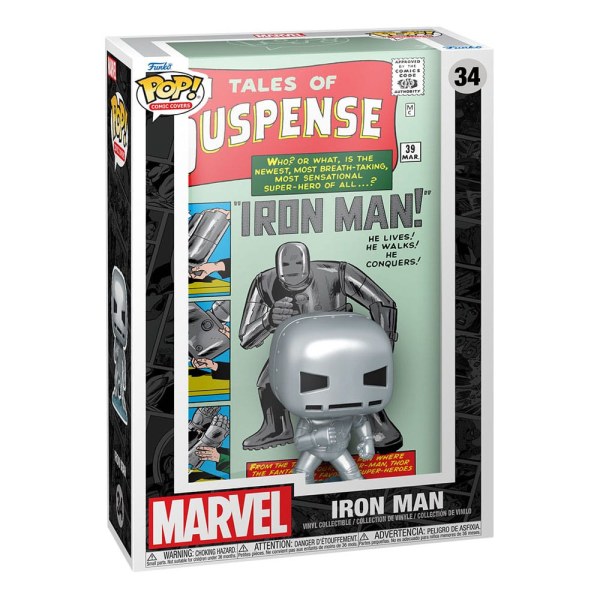 Figura de vinilo Marvel POP! 34 Comic Cover Tales of Suspense #39 9 cm