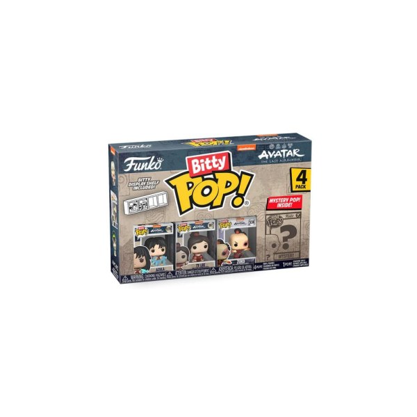 Figuras de vinilo de Azula de 2,5 cm de Avatar : La Leyenda de Aang (Pack de 4)