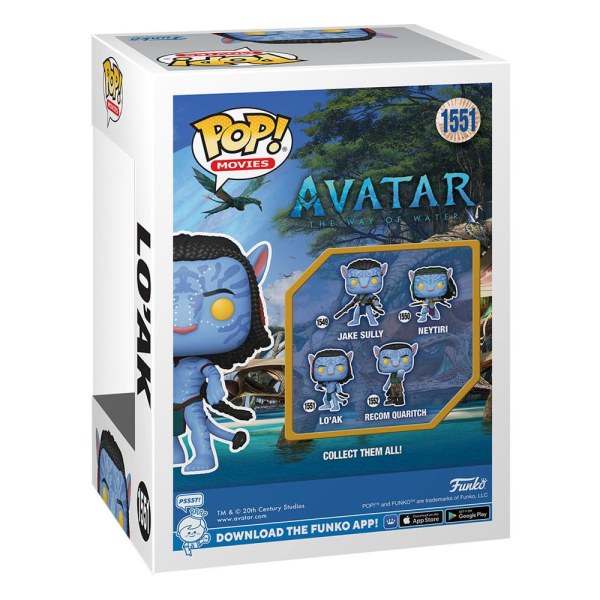 Avatar: El Camino del Agua POP! 1551 Películas Figura de vinilo Lo'ak 9 cm