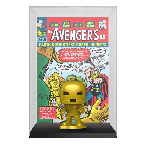 Figura de vinilo Marvel POP! 28 Comic Cover Los Vengadores # 1 9 cm
