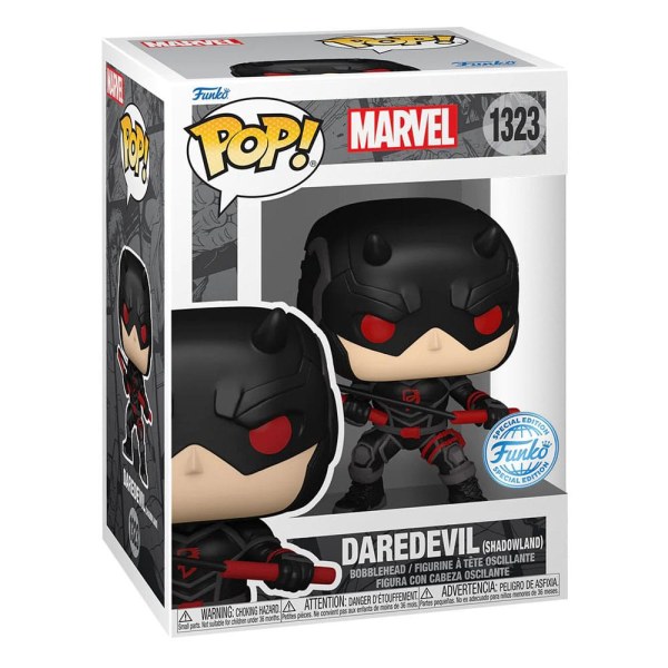 Figura de vinilo Marvel POP! 1323 Daredevil (Shadowland) Edición Especial 9 cm