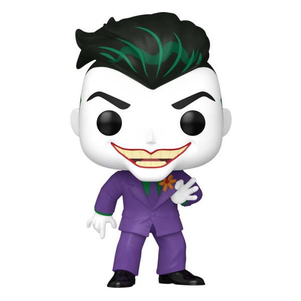 Figura de vinilo de Harley Quinn de la serie animada POP! 496 Heroes El Joker 9 cm