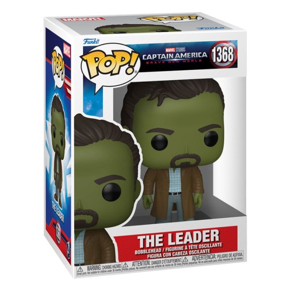 Capitán América Un Mundo Valiente POP! 1368 Películas Figura de vinilo El Líder 9 cm