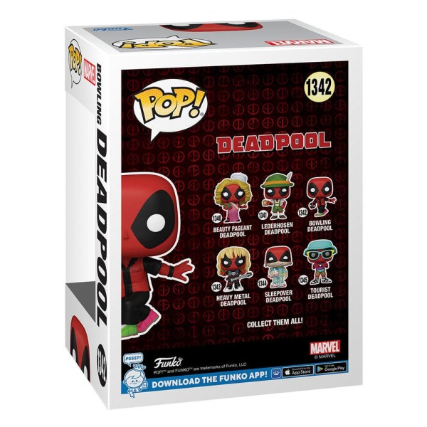 Figura de vinilo POP! 1342 de Deadpool Parodia Bowling 9 cm