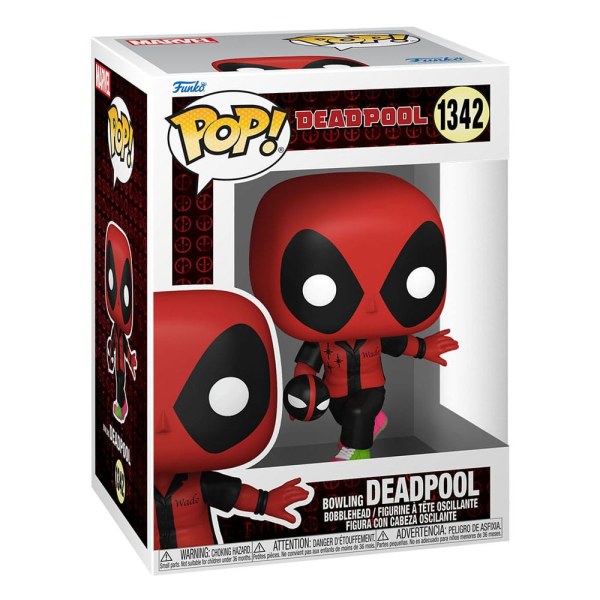 Figura de vinilo POP! 1342 de Deadpool Parodia Bowling 9 cm