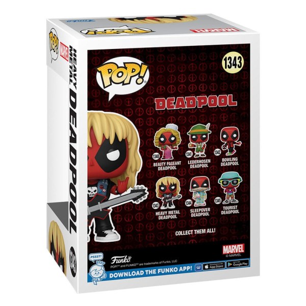 Figura de vinilo Deadpool Parody POP! 1343 Banda de metal 9 cm
