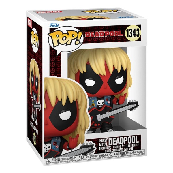 Figura de vinilo Deadpool Parody POP! 1343 Banda de metal 9 cm