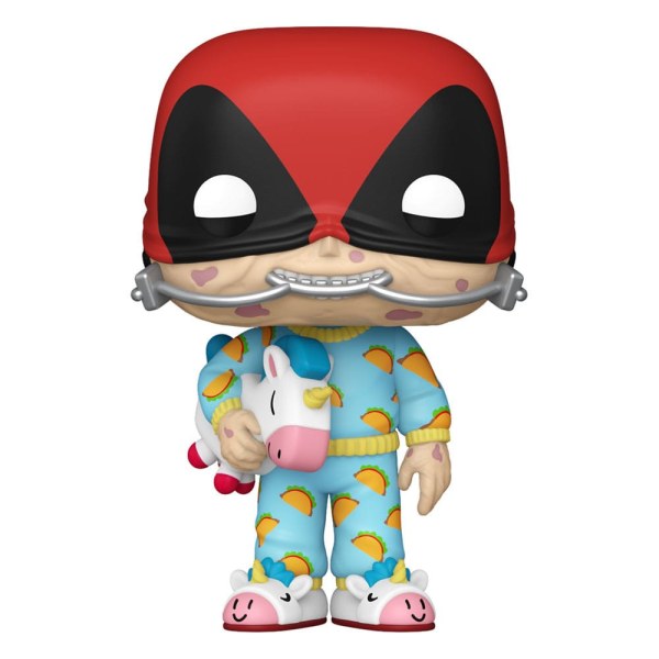 Figura de vinilo Funko POP! 1344 de Deadpool para pijamas (9 cm)