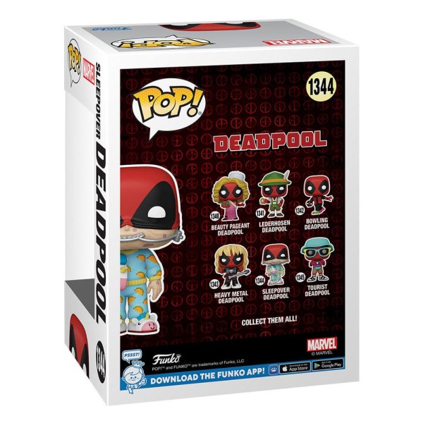 Figura de vinilo Funko POP! 1344 de Deadpool para pijamas (9 cm)