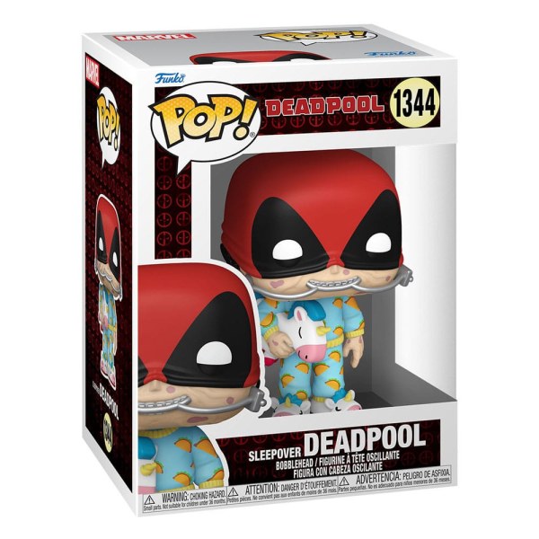 Figura de vinilo Funko POP! 1344 de Deadpool para pijamas (9 cm)