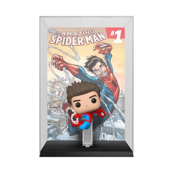 Figura de vinilo Marvel POP! Comic Cover The Amazing Hombre Araña n.° 1 ( 9 cm)