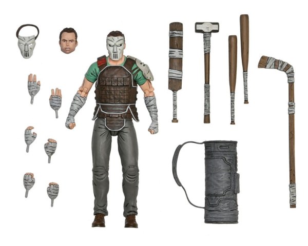 Figura de Casey Jones Ultimate de Las Tortugas Ninja El Último Ronin 18 cm