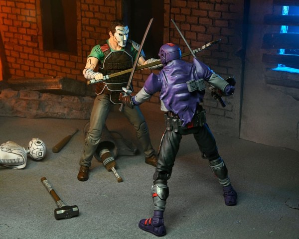 Figura de Casey Jones Ultimate de Las Tortugas Ninja El Último Ronin 18 cm