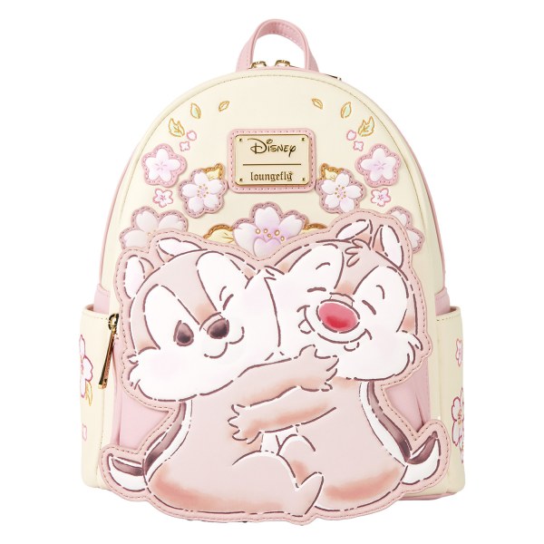 mini mochila Chip y Dale flores de cerezo - DISNEY LOUNGEFLY