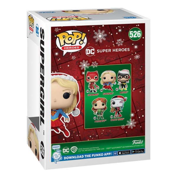Figura de vinilo POP! 526 Heroes de DC Comics Holiday '24 - Supergirl 9 cm