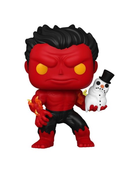Figura de vinilo Marvel POP! 1439 Hulk Rojo Holiday 9 cm