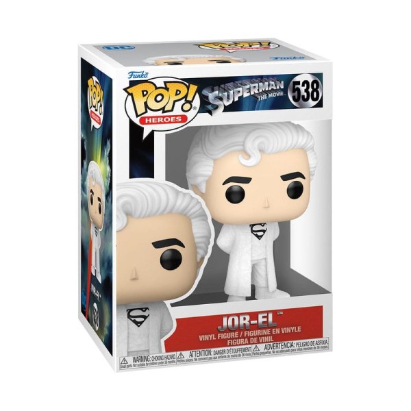 Superman(1978) POP! 538 Figura de vinilo de héroes Jor-El 9 cm