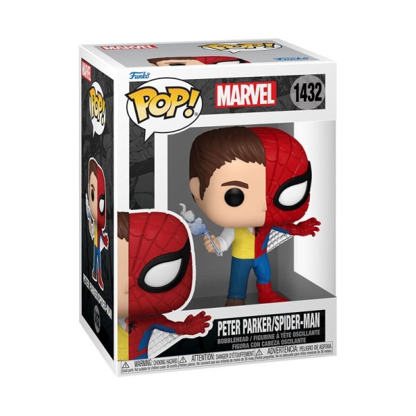 Figura de vinilo Marvel POP! 1432 Split - Spider/Parker 9 cm