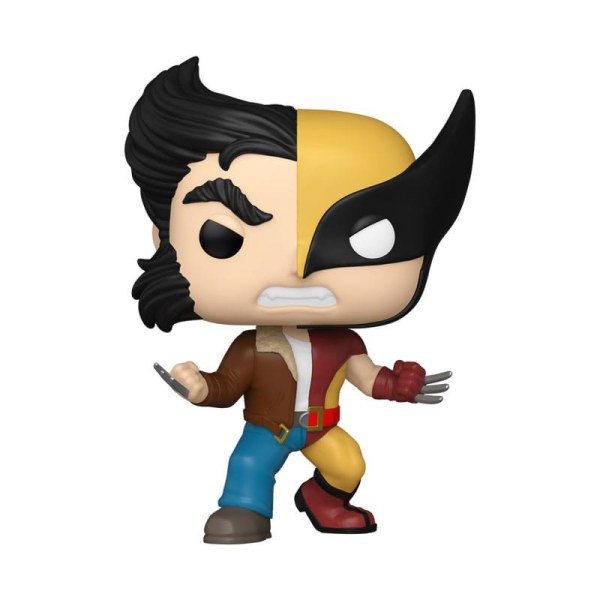 Figura de vinilo Marvel POP! 1437 Split - Lobezno/Logan 9 cm
