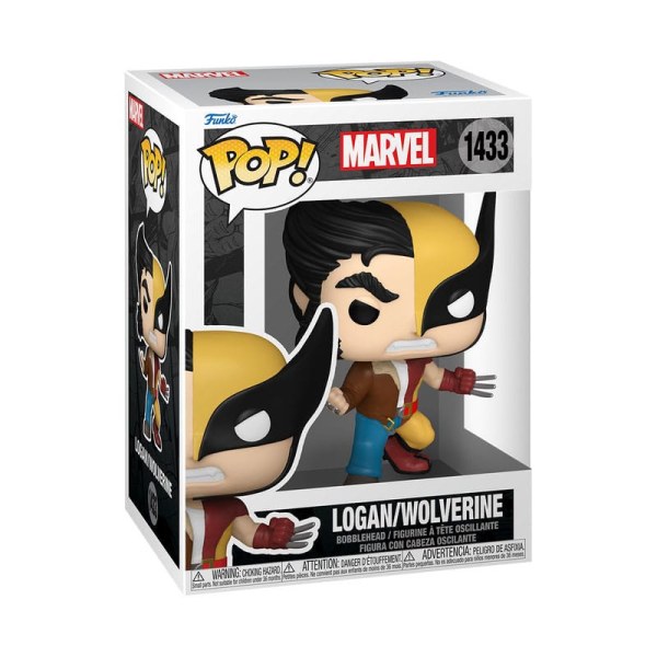 Figura de vinilo Marvel POP! 1437 Split - Lobezno/Logan 9 cm