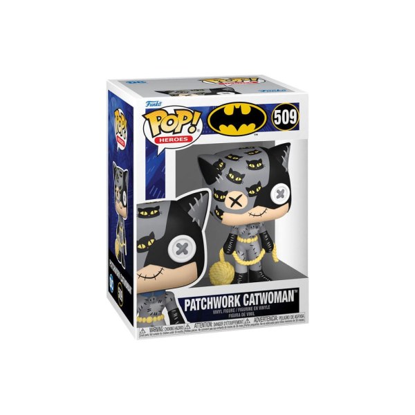 Figura de vinilo DC Comics POP! 509 Movies Patchwork - Catwoman 9 cm
