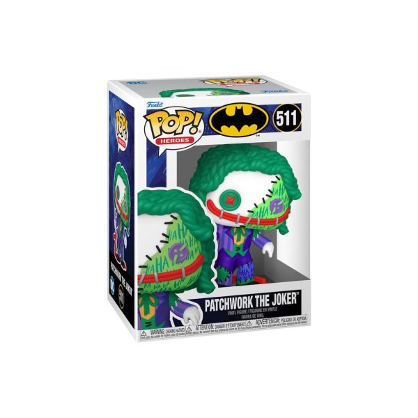 Figura de vinilo DC Comics POP! 511 Movies Patchwork - Joker 9 cm