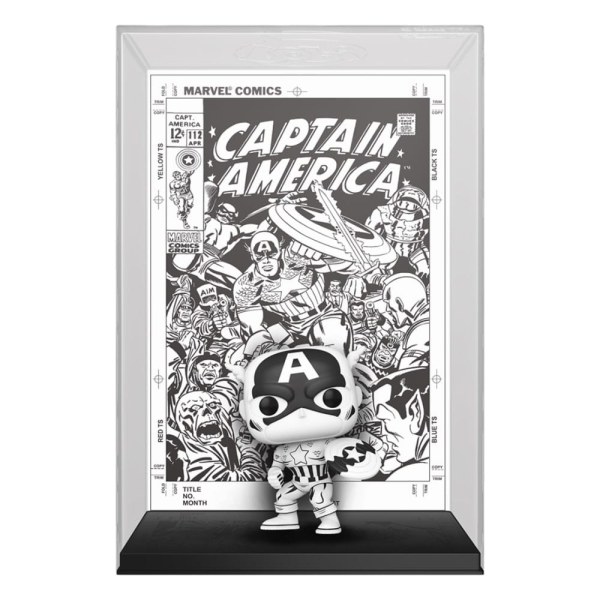 Figura de vinilo Marvel 85º aniversario POP! 61 Comic Cover Capitán América 9 cm