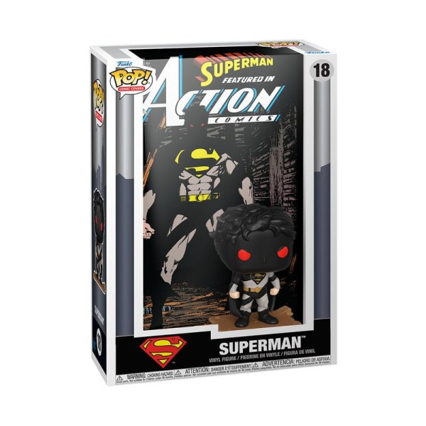 Figura de vinilo de DC Comics POP! 18, portada de cómic, Action Comics n.° 644, 9 cm