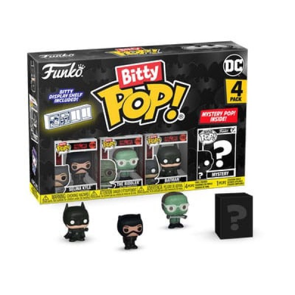 Pack del 85.º aniversario de Batman : ¡4 figuras Bitty POP! Catwoman de vinilo de 2,5 cm