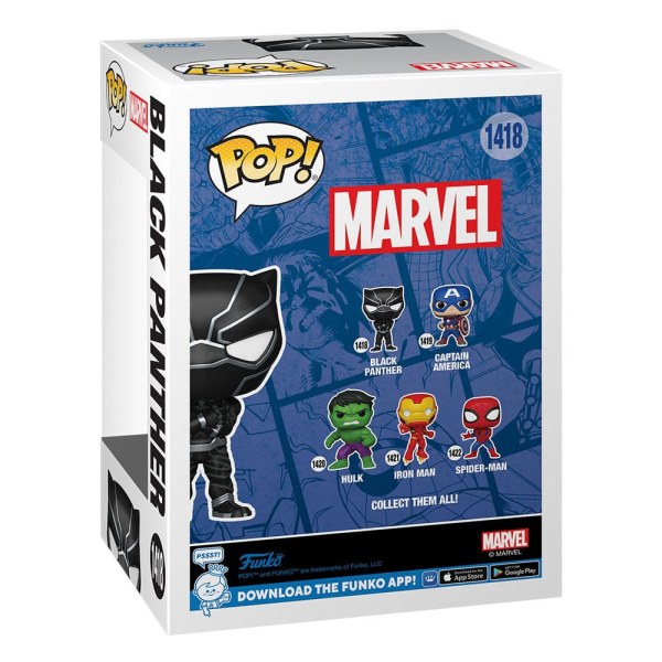 Figura de vinilo POP! Marvel New Classics Pantera Negra de 9 cm
