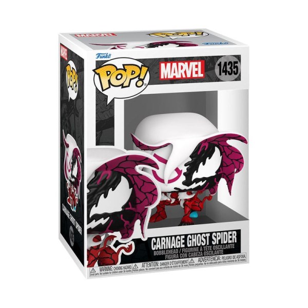 Figura de vinilo Marvel POP! 1435 Carnageized - Araña Fantasma 9 cm