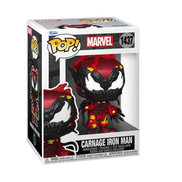 Figura de vinilo Marvel POP! 1437 Carnageized - Iron Man 9 cm