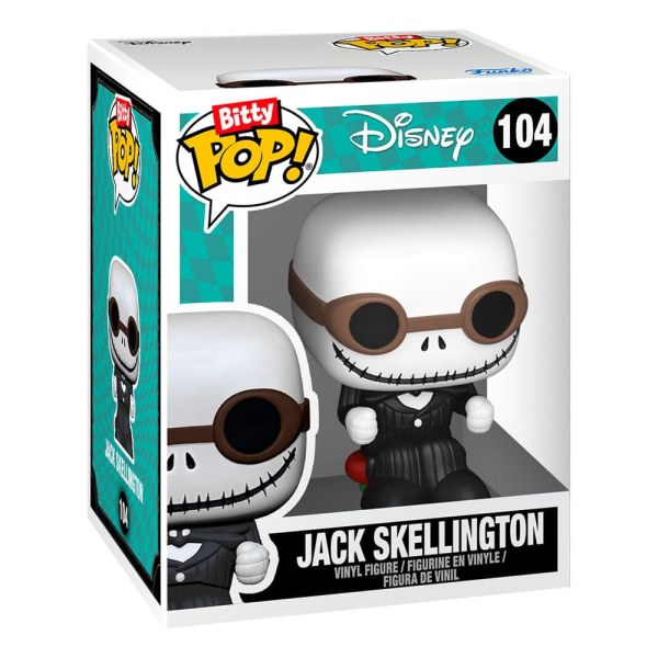 Figura de vinilo POP! Rides de "Navidad antes de Navidad " : Jack Skellington con moto de nieve (1 pulgada)